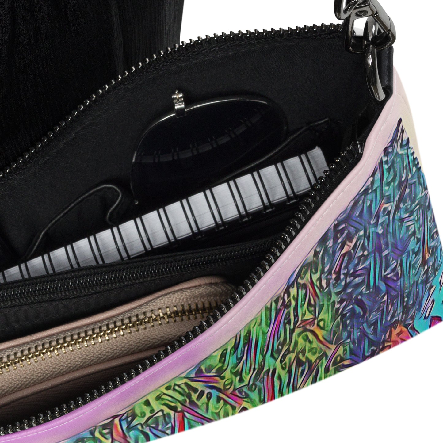 Crossbody bag 3 trees light pink by Get There Lifestyle