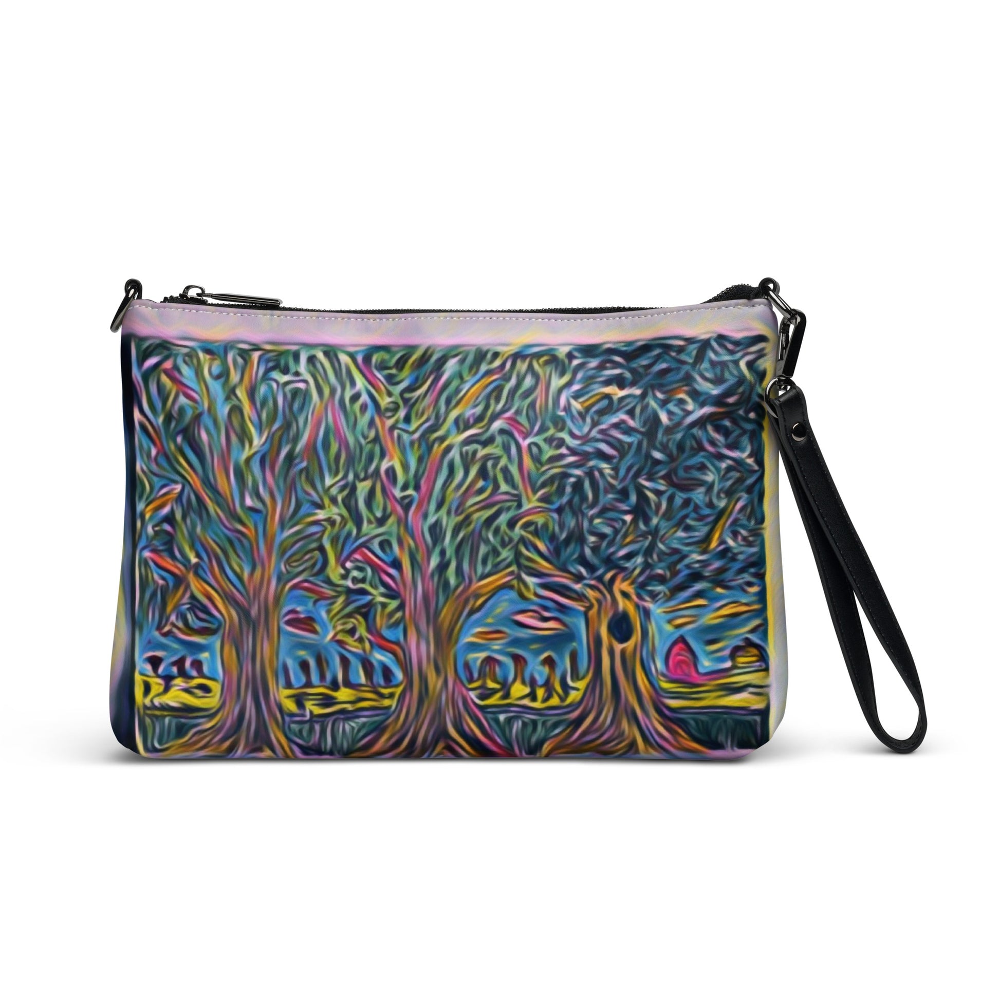 Crossbody bag 3 trees pink by OSB Lifestyle