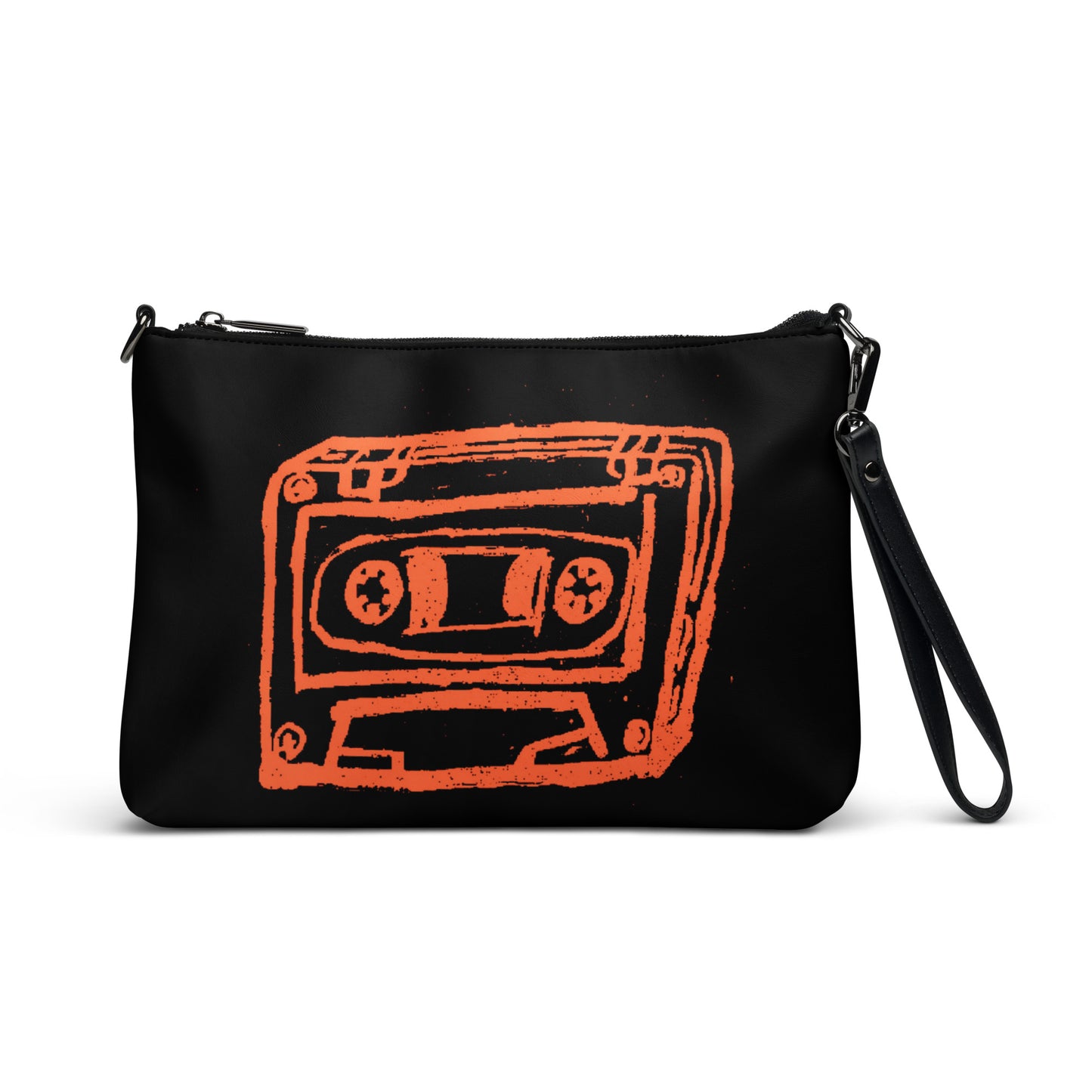 Crossbody bag orange/ black 2 sides by OSB Lifestyle