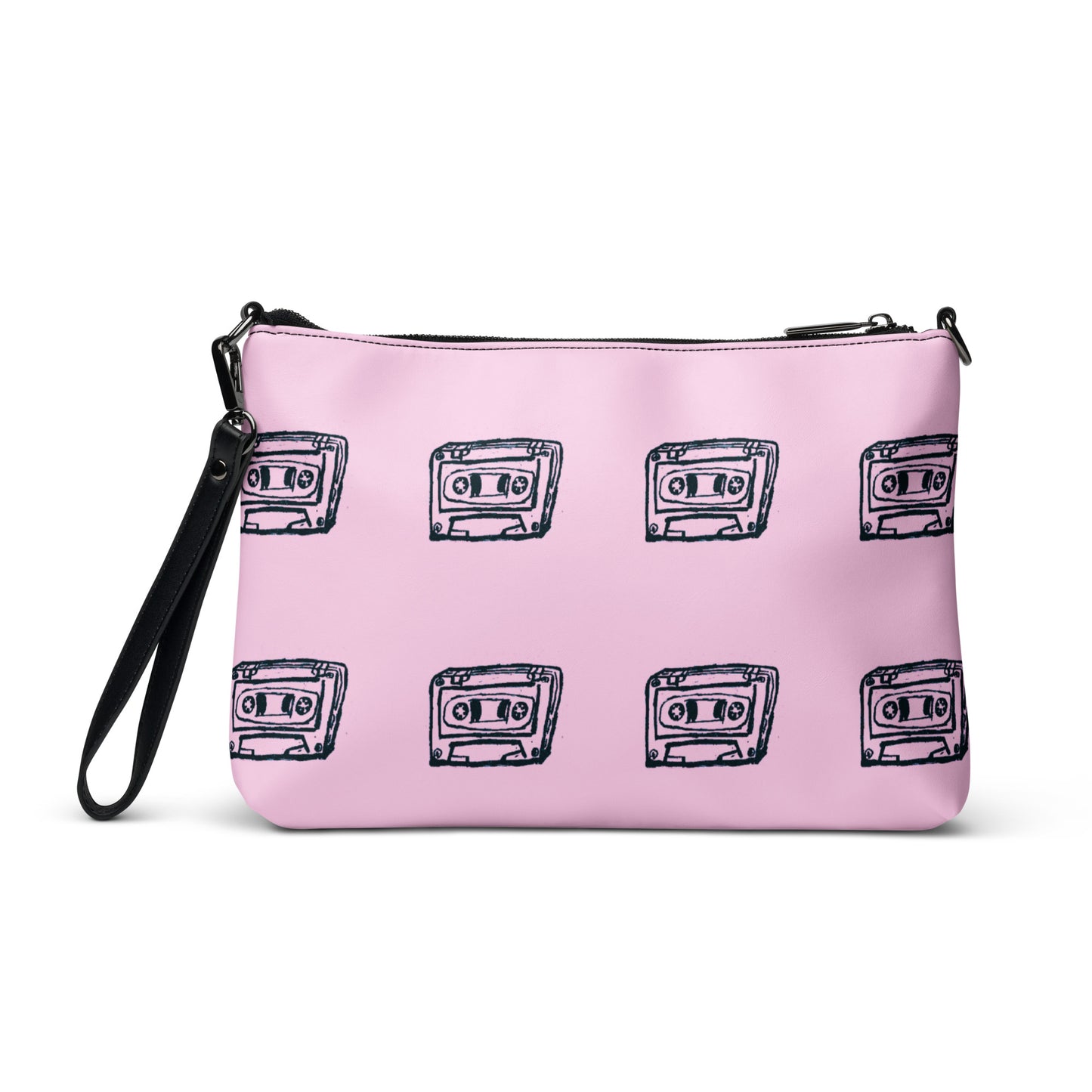 Crossbody bag pink/black 2 sides by Get There Lifestyle