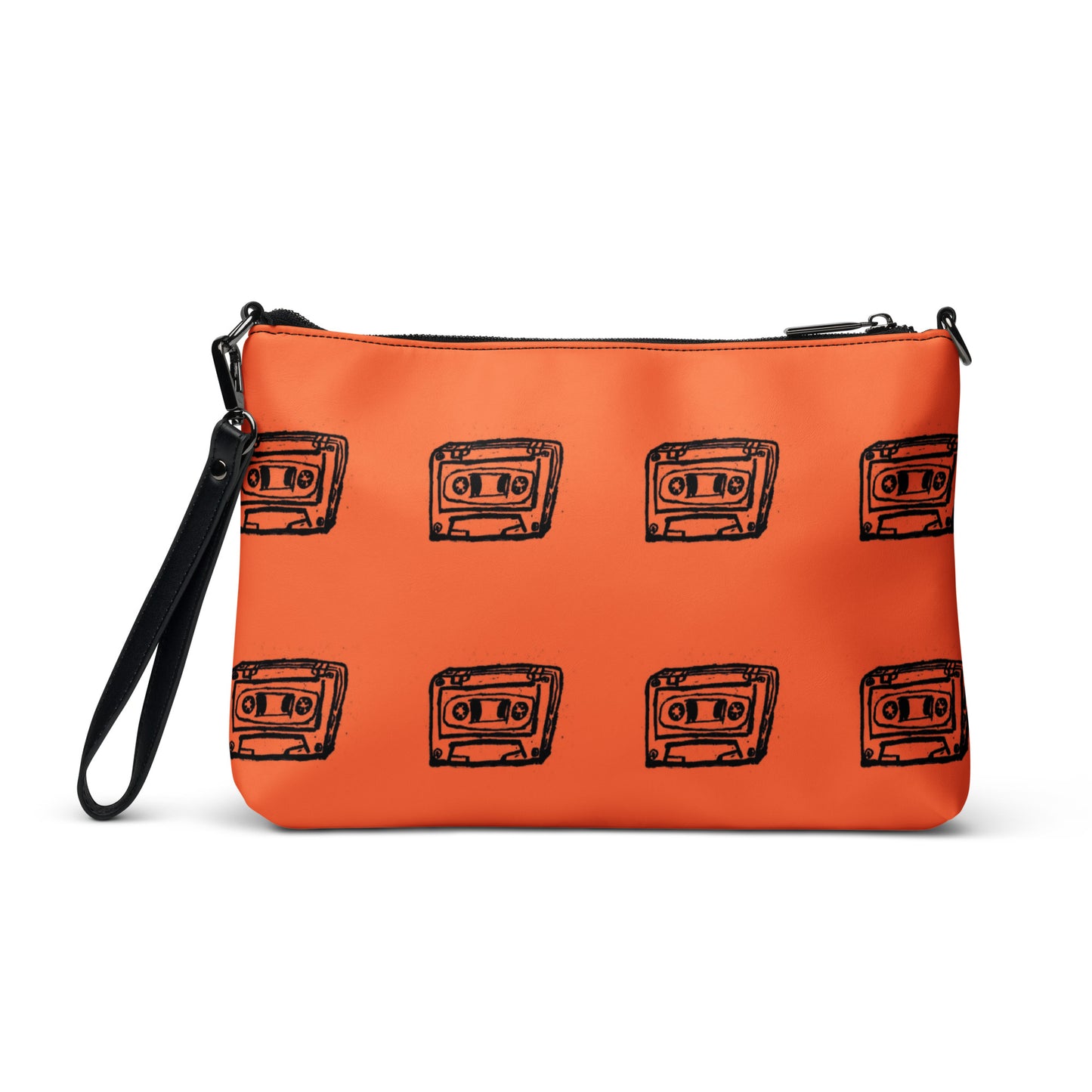 Crossbody bag orange/ black 2 sides by Get There Lifestyle