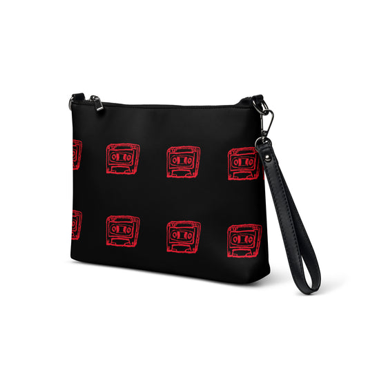 Crossbody bag Black/rose tape by Get There Lifestyle