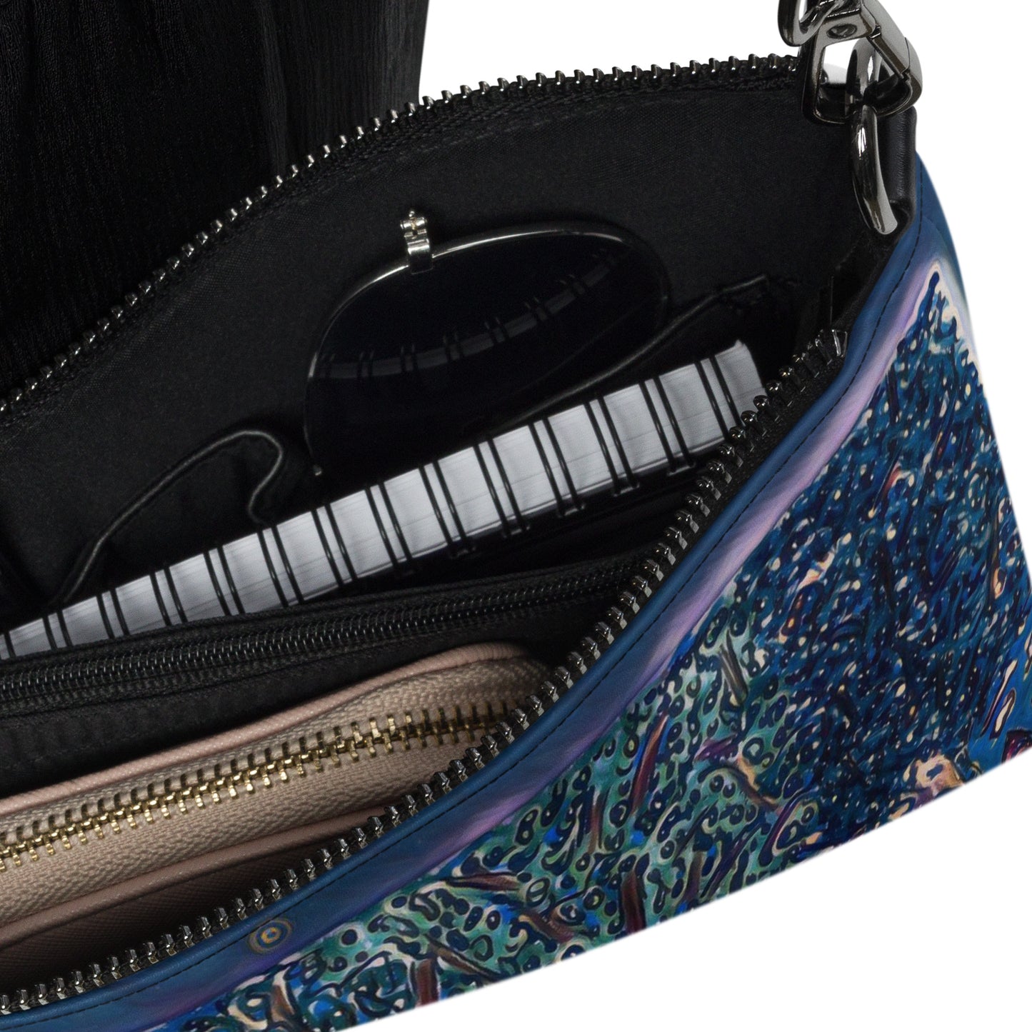 Crossbody bag 3 trees purple by Get There Lifestyle