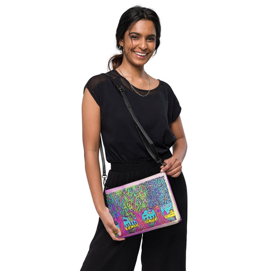Crossbody bag 3 trees light pink by Get There Lifestyle